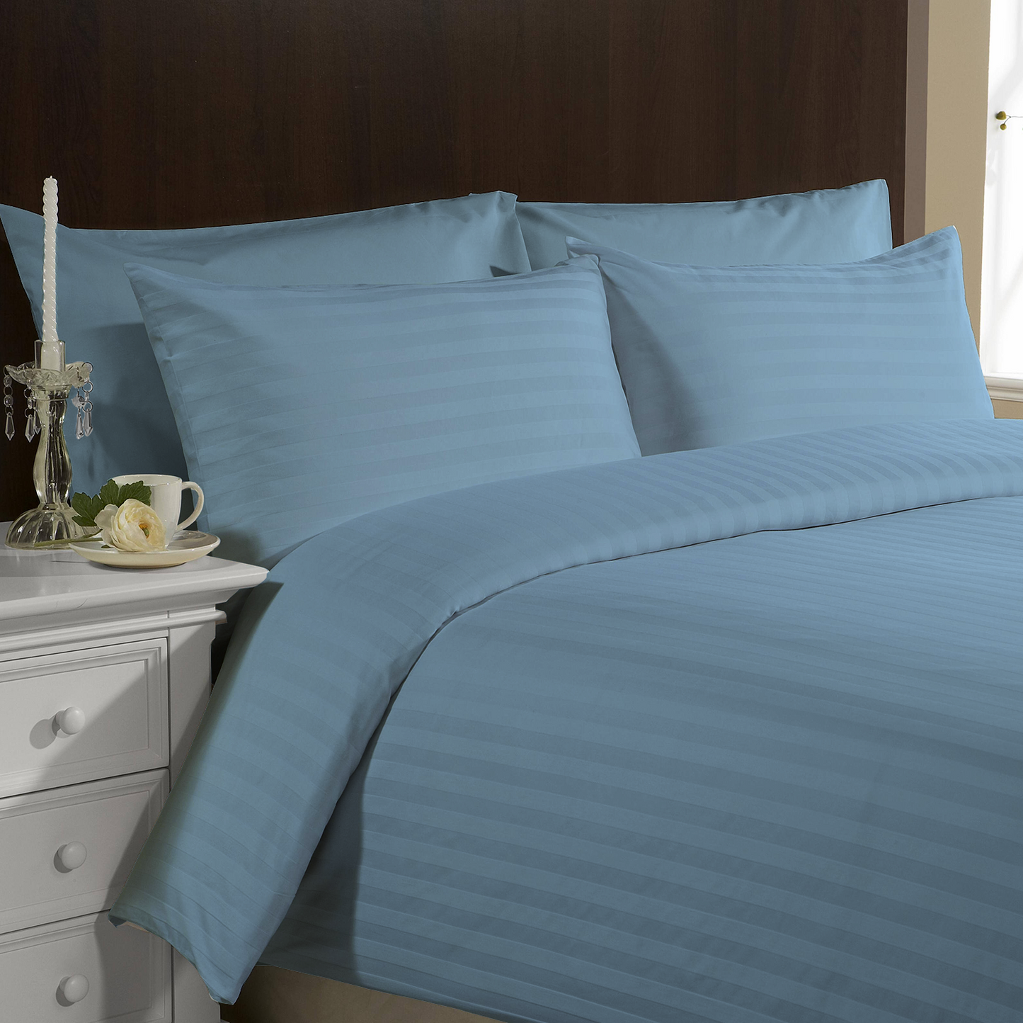 Blue Shades Hotel Stripes Beddings