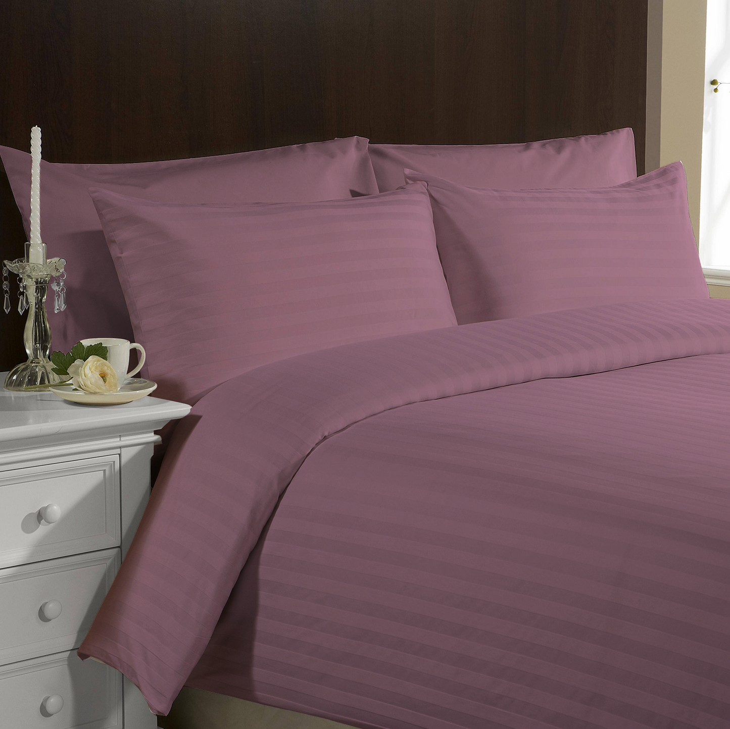 Pink Hotel Stripes Beddings