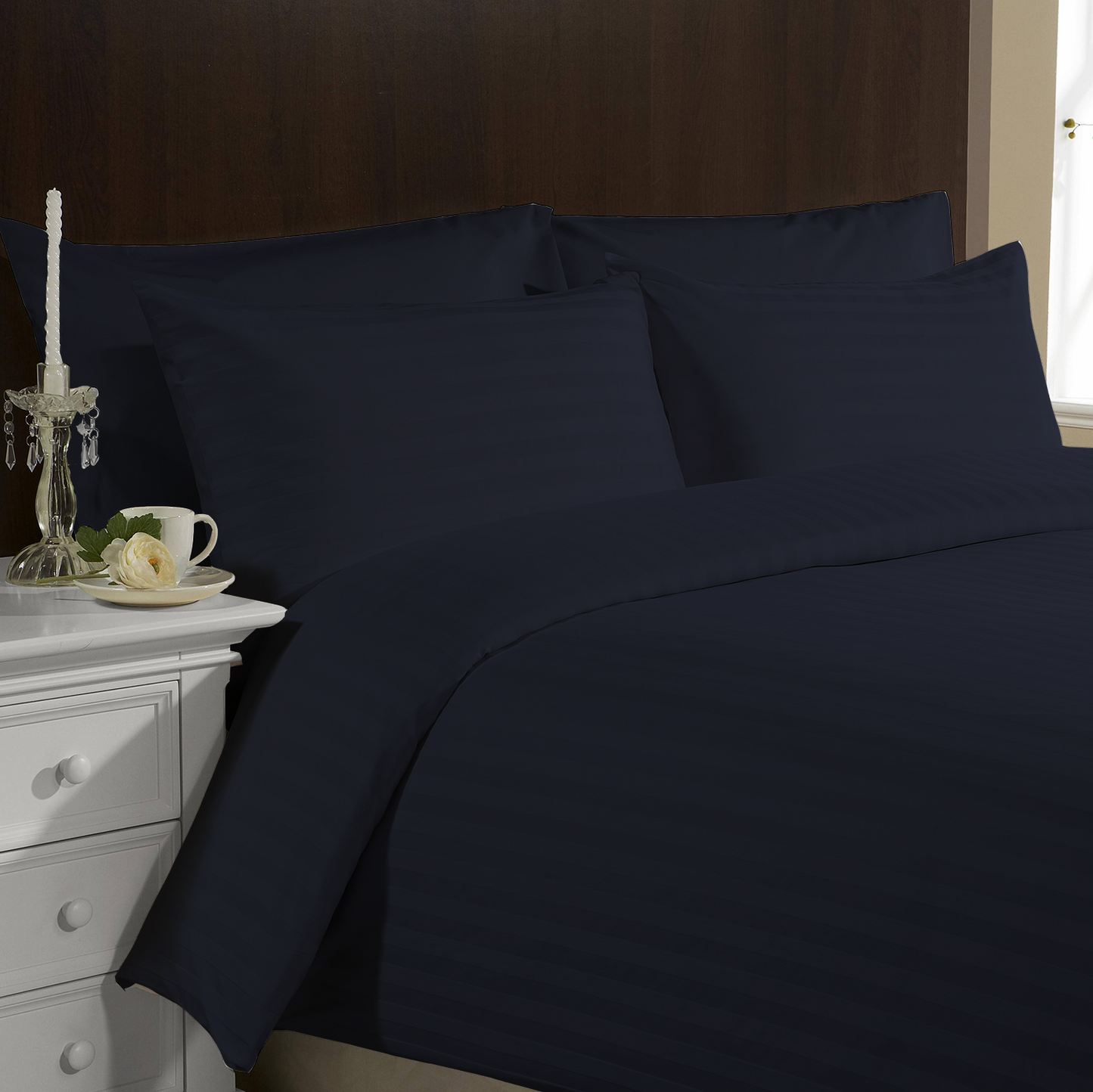 Blue Shades Hotel Stripes Beddings