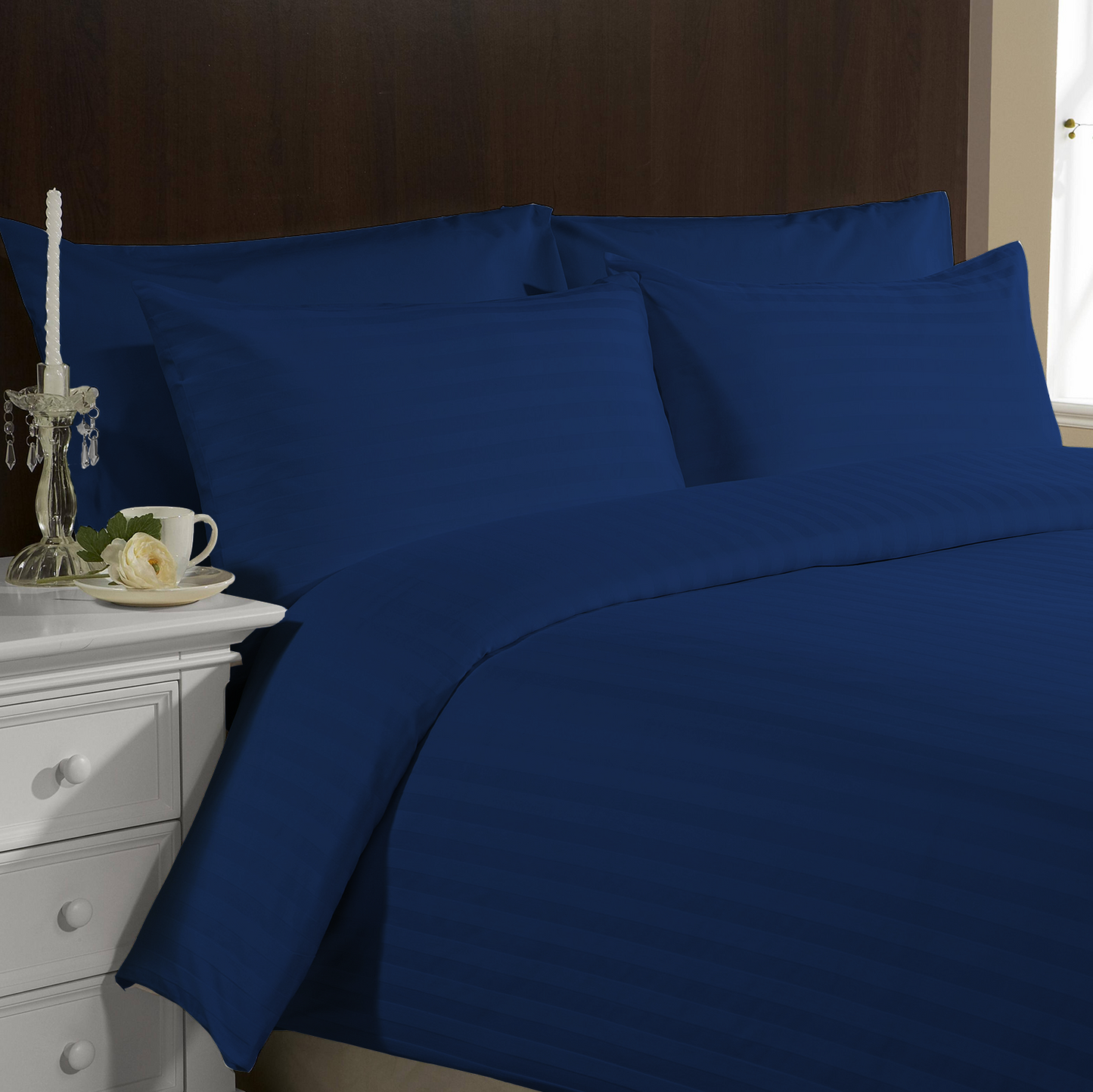 Blue Shades Hotel Stripes Beddings