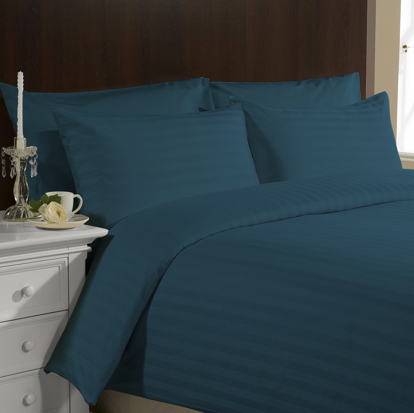 Blue Shades Hotel Stripes Beddings