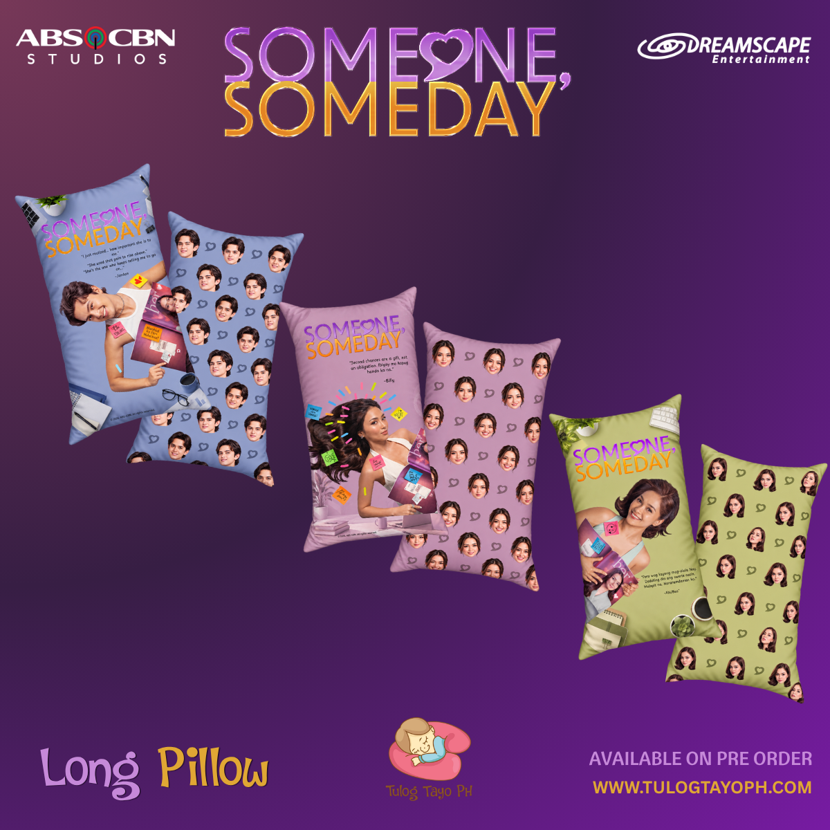 Someone Someday - Long Pillow