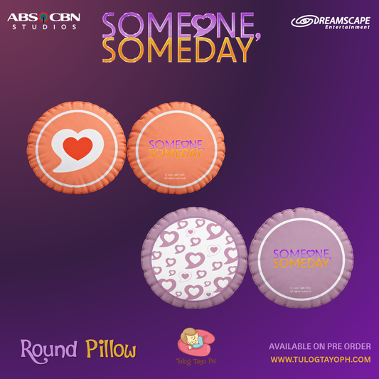 Someone Someday - Round Pillow