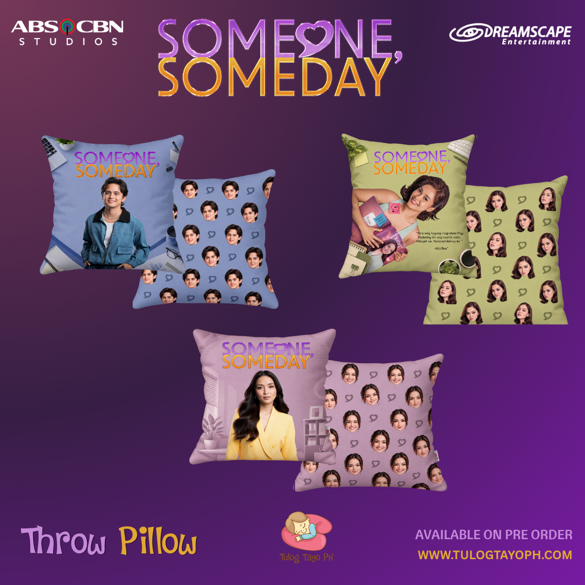 Someone Someday - Throw Pillow