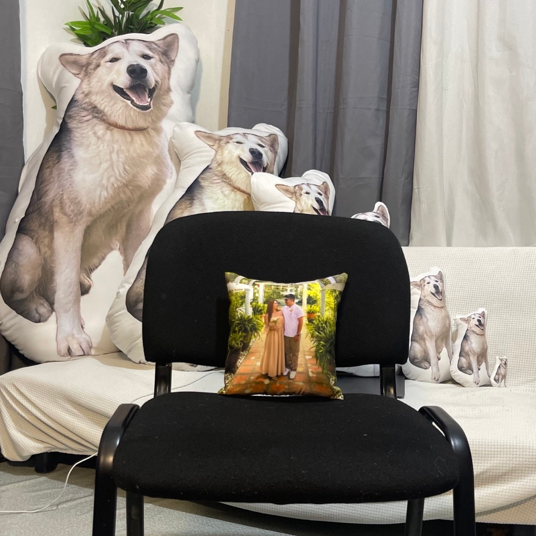 Square Photo Pillow Compact 12 x 12