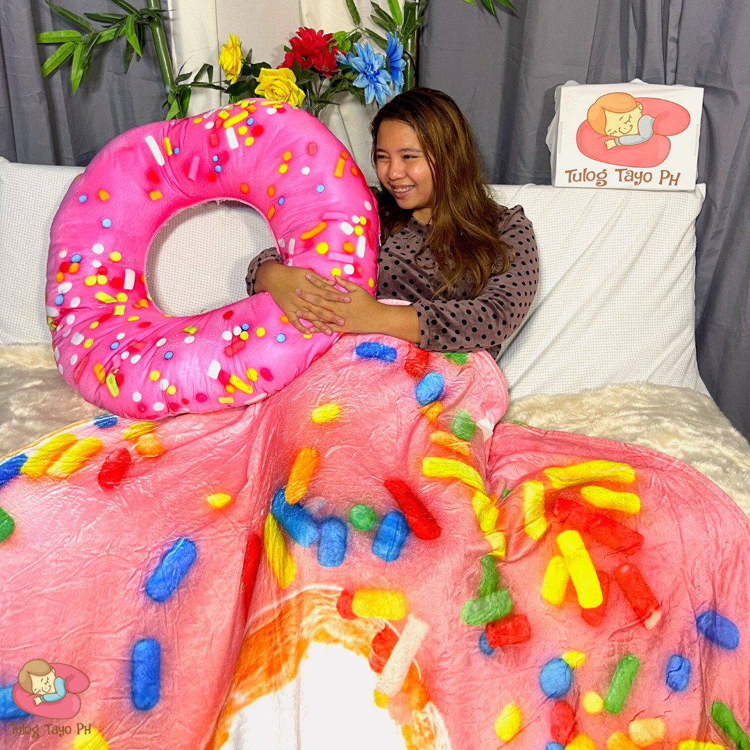 Strawberry Donut Faux Fur Blanket