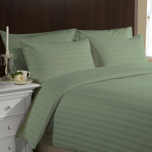 Green & Teal Hotel Stripes Beddings