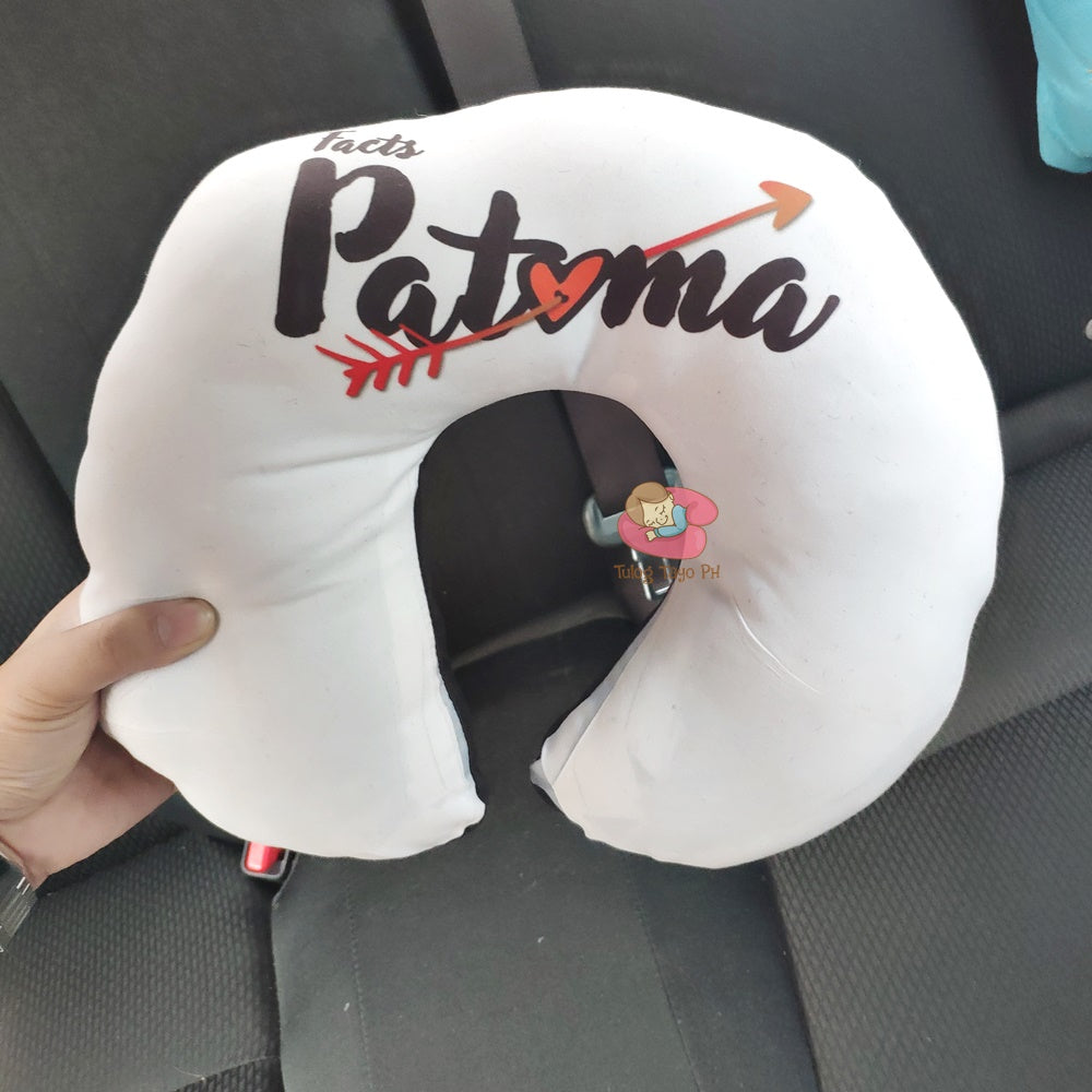 Personalized travel shop neck pillow