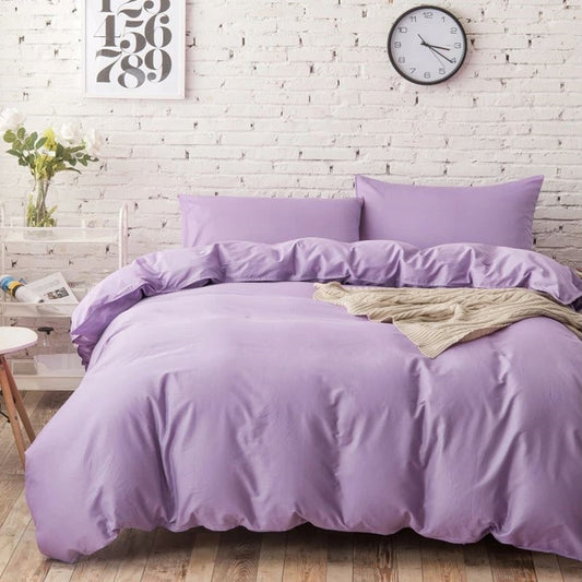 Lavender Plain Beddings Set